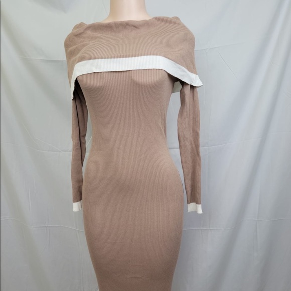 OFF SHOULDER SHOE DAZZLE DRESSES - Picture 3 of 11